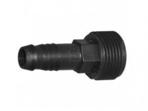 Racor polietileno recto r/m-8mm x 1/4" - 10 piezas