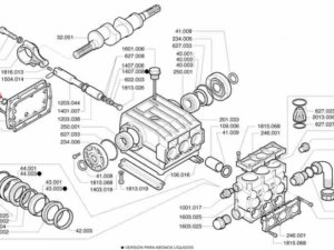 Tapón de aluminio – 1605.013 – Despiece Bomba P123