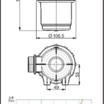 Filtro fitosanitario Aspiración Corto 100 Litros por MInuto
